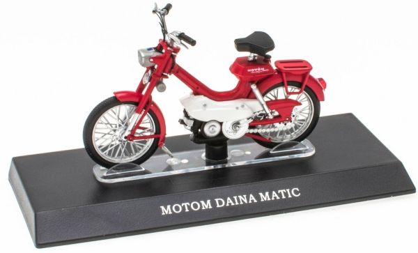 MAGMOT008 - Cyclomoteur MOTOM Daina Matic 1968 rouge - 1