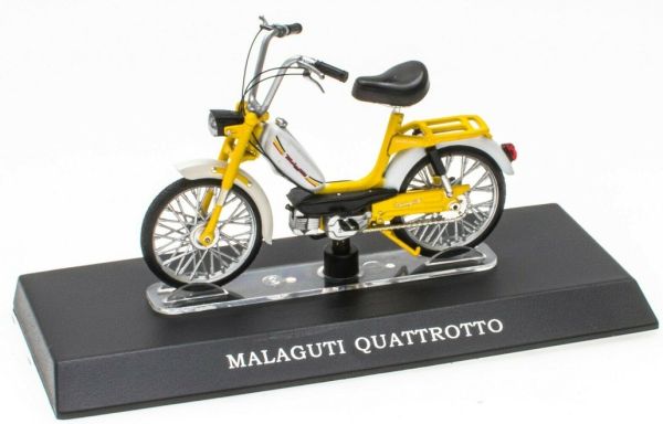 MAGMOT016 - Cyclomoteur MALAGUTTI Quattrotto 1978 jaune et blanc - 1