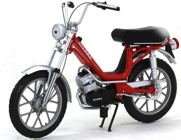 MAGMOT036 - Cyclomoteur GILERA CB1 1976 rouge - 1