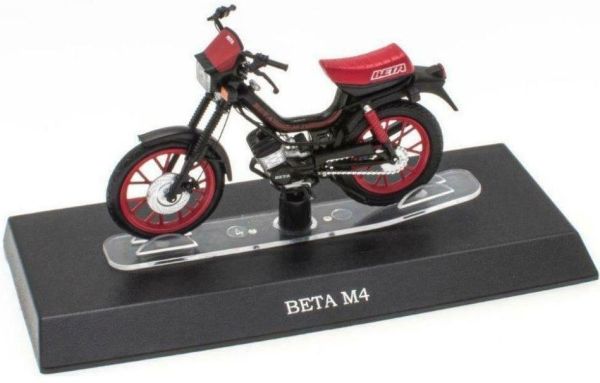 MAGMOT040 - Cyclomoteur BETA M4 noir et rouge - 1