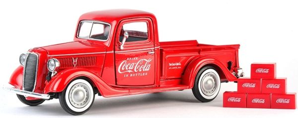 MCITY424065 - FORD A pick-up 1937 Coca Cola caisses incluses - 1
