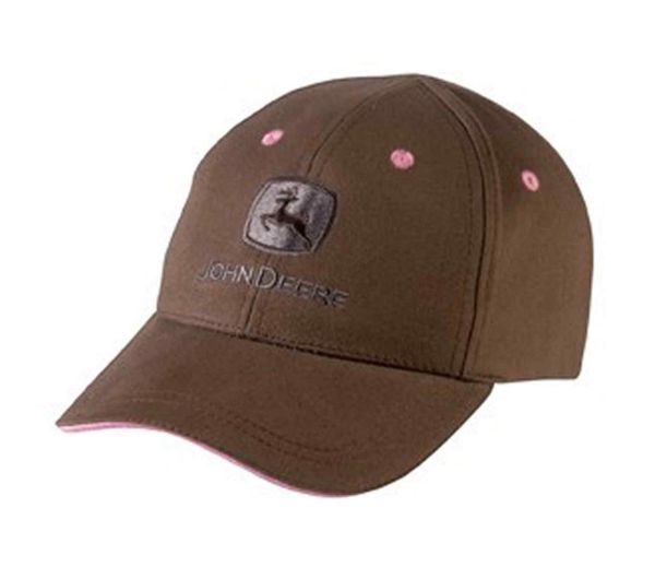 MCJ099399044 - Casquette Femme JOHN DEERE Marron et Rose - 1