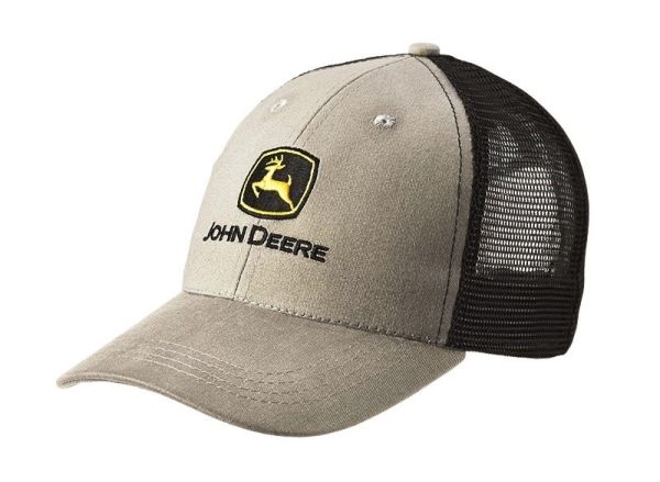 MCJ099399109 - Casquette en maille JOHN DEERE - Grise et noire - 1