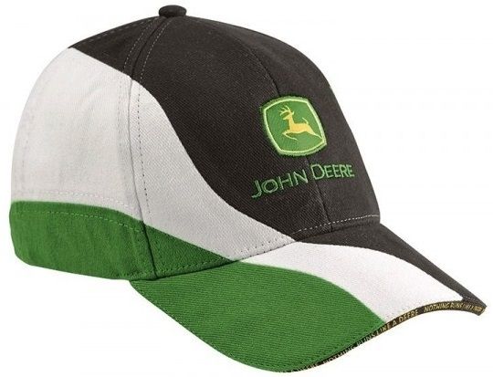 MCJ099399113 - Casquette JOHN DEERE Noire blanche et verte - 1