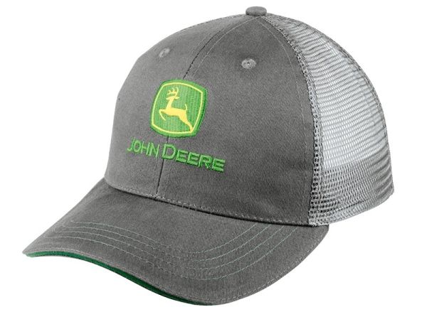 MCJ099399148 - Casquette JOHN DEERE en maille grise - 1