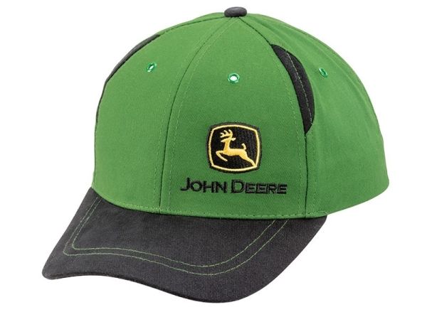 MCJ099399160 - Casquette bicolore verte et noire JOHN DEERE - 1