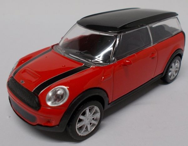 MDM53195L - MINI Club Man rouge toit noir - 1