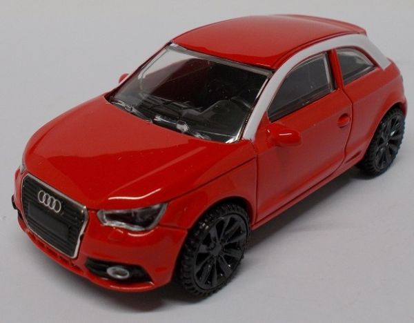 MDM53195P - AUDI Q1 rouge à bandes blanches - 1