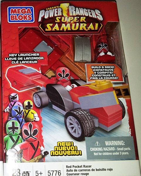 MEGA5776 - Voiture POWER RANGERS Super Samurai - Rouge - 1