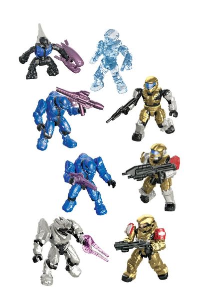 MEGA97205 - Pack de 8 Personnages HALO - 59 Pièces - 1