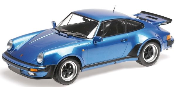 MNC125066104 - PORSCHE 911 Turbo 1977 bleu métal - 1
