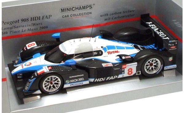 MNC150081208 - PEUGEOT 908 HDI FAP 5th Place Le Mans 2008 des pilotes Lamy/Sarazzinn/Wurz - 1