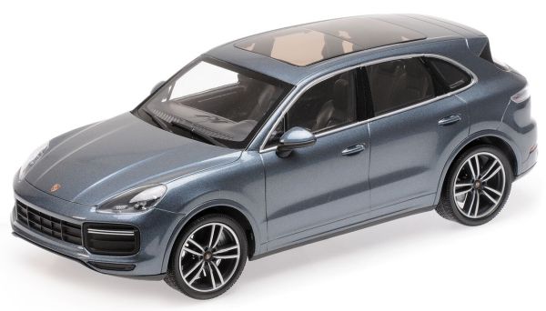 MNC155066071 - PORSCHE Cayenne Turbo S 2017 bleu métallisé - 1