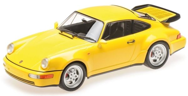 MNC155069100 - PORSCHE 911 Turbo 1990 jaune - 1