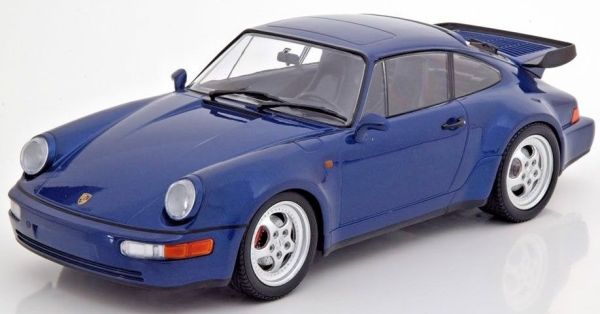 MNC155069101 - PORSCHE 911 Turbo 1990 bleue métallique - 1