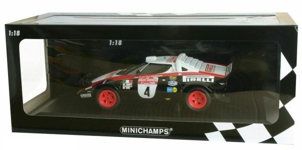 Lancia Stratos Minichamps 1/18 - Winners Rallye San Remo 1978, Alen, Neuve