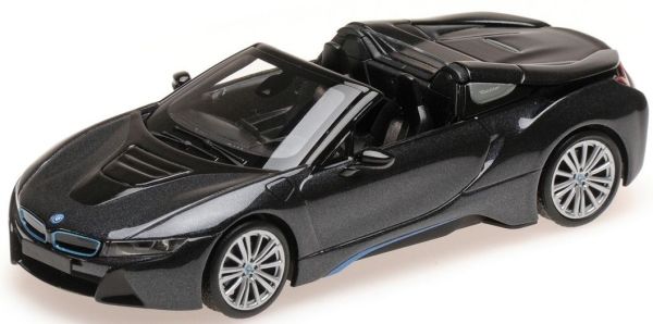 MNC410027030 - BMW i8 Roadster 2018 gris sombre métallisé - 1