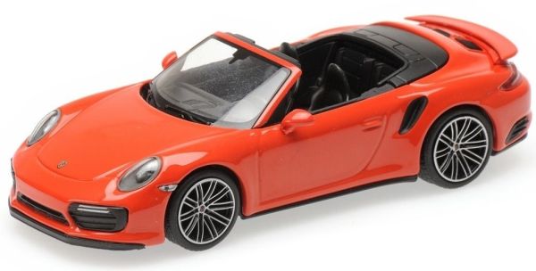 MNC410067181 - PORSCHE 911 Turbo S cabriolet ouvert 2016 orange foncée - 1