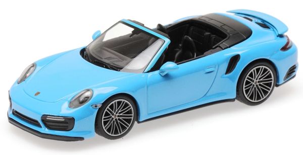 MNC410067182 - PORSCHE 911 Turbo S cabriolet ouvert 2016 bleu - 1