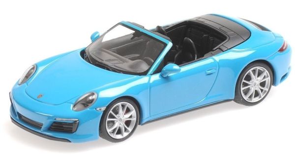 MNC410067232 - PORSCHE 911 Carrera 4 cabriolet ouvert 2016 bleu - 1