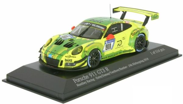 MNC410186711 - PORSCHE 911 GT3 R #911 24H Nurburgring 2018 pilotes Estre / Dumas / Vanthoor / Bamber - 1