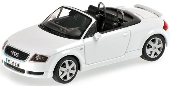 Miniature AUDI TT Roadster cabriolet 1999 blanc MINICHAMPS MNC430017238 Collect World