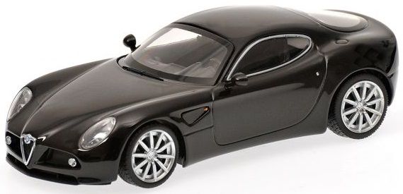 MNC519431200 - ALFA ROMEO 8C Competizione 2005 Top Gear noire avec le pilote - 1