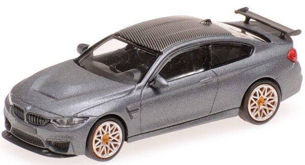 MNC870027100 - BMW M4 GTS 2016 gris mat métallisé jantes oranges - 1