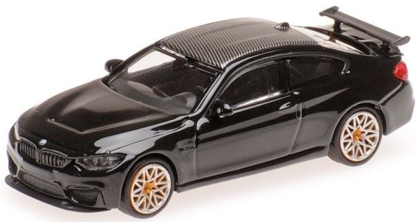 MNC870027102 - BMW M4 GTS 2016 noir métallisé jantes oranges - 1