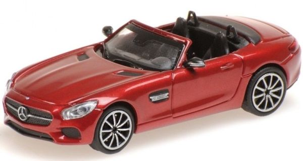 MNC870037134 - MERCEDES BENZ AMG GT S roadtser cabriolet ouvert 2015 rouge métallisée - 1