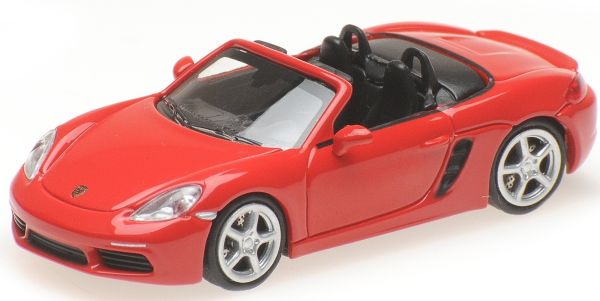 MNC870065130 - PORSCHE 718 Boxster 2016 cabriolet ouvert rouge - 1