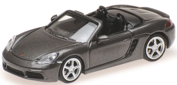 MNC870065131 - PORSCHE 718 Boxster 2016 cabriolet ouvert gris sombre métallisé - 1