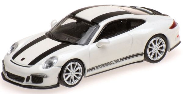 MNC870066226 - PORSCHE 911 R 2016 blanche à bandes noires - 1