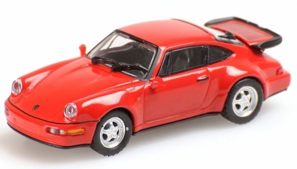 MNC870069100 - PORSCHE 911 Turbo 1990 rouge - 1