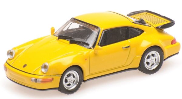 MNC870069102 - PORSCHE 911 Turbo 1990 jaune - 1