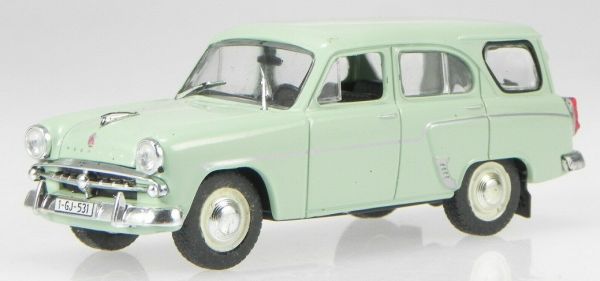 MAGLCMOS423 - MOSKVITCH 423N break 1958 verte lumière vendue sous blister - 1