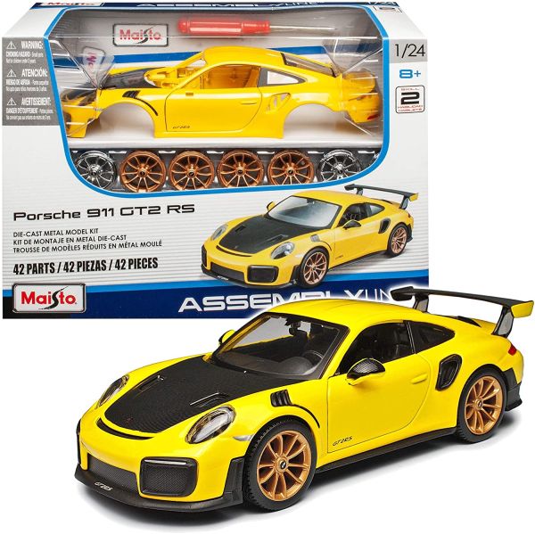 MST39523 - PORSCHE 911 GT2 RS 2011-2019 jaune Métal Kit à assembler - 1