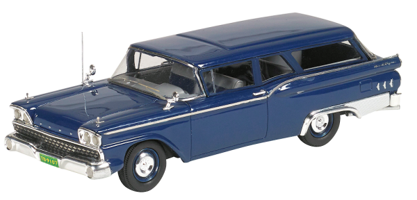 MTH446 - FORD Ranch Wagon 1959 bleu - 1