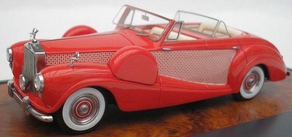 MTX51705-261 - ROLLS ROYCE Freestone and Webb 4 portes cabriolet SW 1954 rouge - 1