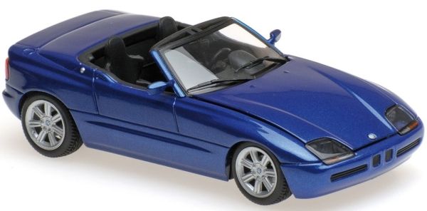 MXC940020101 - BMW Z1 cabriolet 1991 bleue - 1