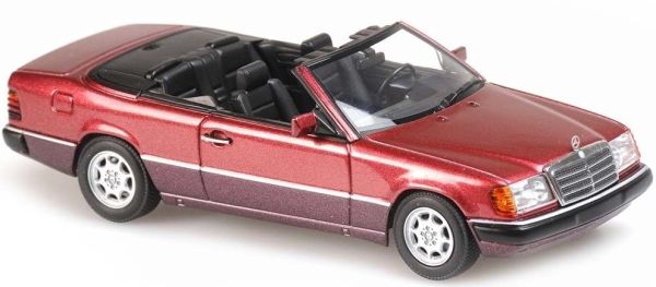 MXC940037030 - MERCEDES BENZ 300 CE-24 cabriolet ouvert 1991 rouge métallisé - 1
