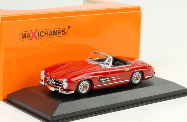 MXC940039031 - MERCEDES BENZ 300 SL Roadster cabriolet 1957 rouge - 1