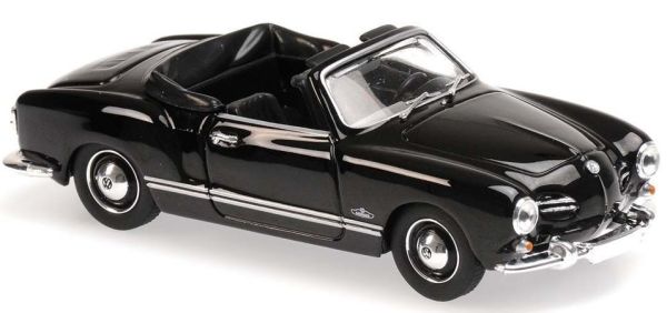 MXC940051030 - VOLKSWAGEN Karmann Ghia 1955 cabriolet ouvert noire - 1