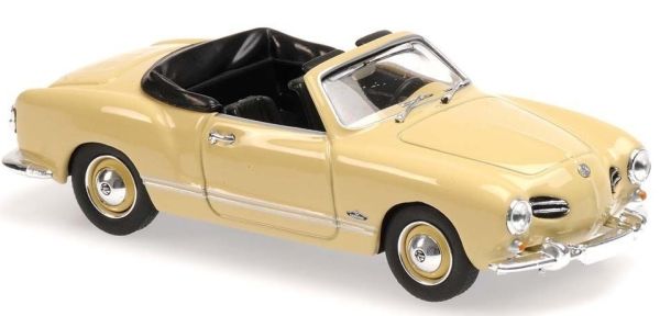 MXC940051031 - VOLKSWAGEN Karmann Ghia 1955 cabriolet ouvert crème - 1