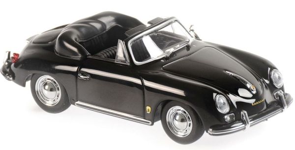 MXC940064230 - PORSCHE 356 A cabriolet ouvert 1956 noir - 1