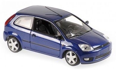 MXC940081121 - FORD Fiesta 2002 3 portes bleue métallisée - 1