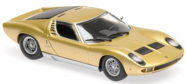 MXC940103002 - LAMBORGHINI Miura 1966 or métalisée - 1