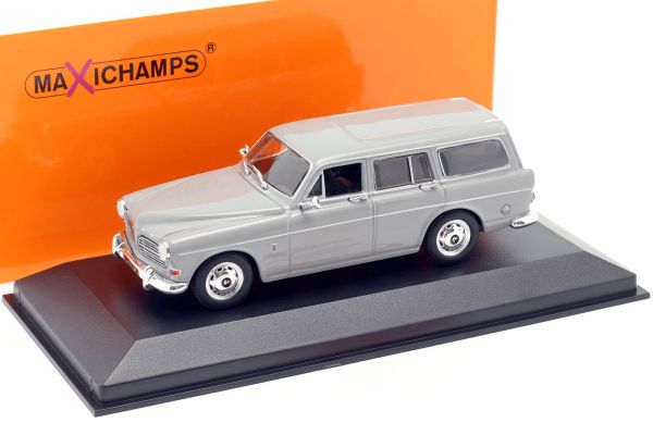 Miniature VOLVO 121 Amazon break 1966 grise MAXICHAMPS