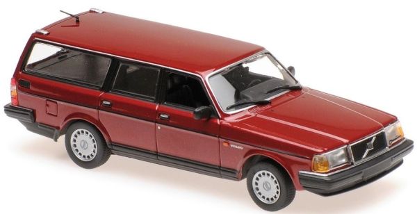 MXC940171415 - VOLVO 240 GL break 1986 rouge - 1