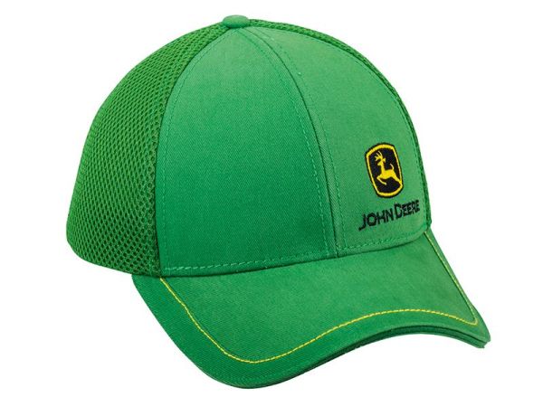 MCL201914011 - Casquette à maille avec logo JOHN DEERE verte - 1